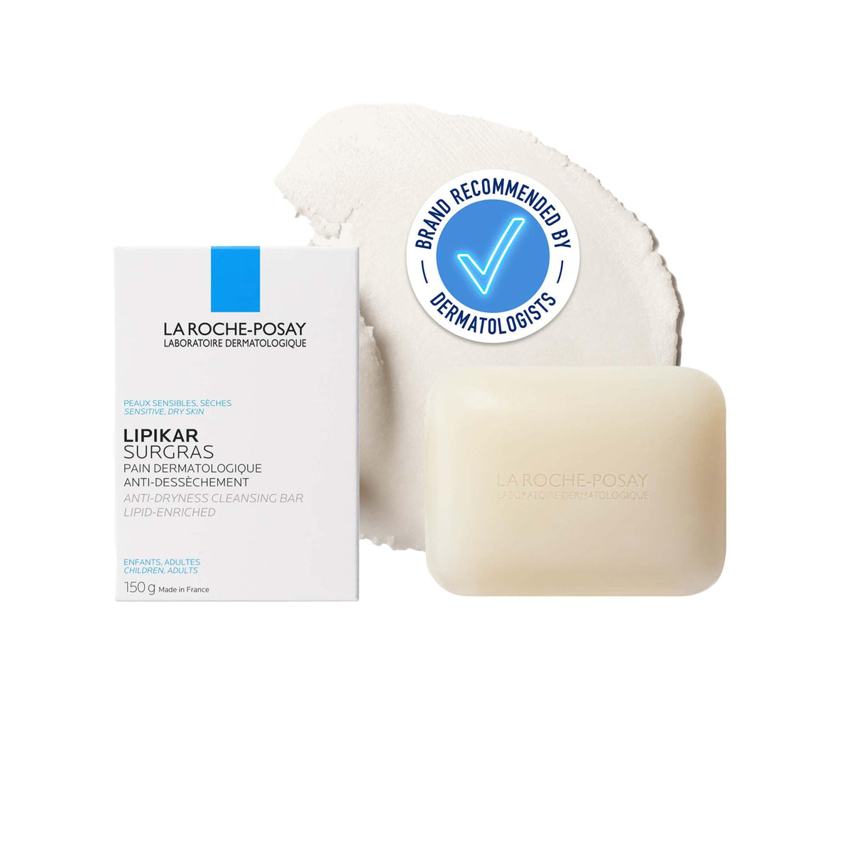 La Roche-Posay Lipikar Surgras Cleansing Bar - 150 g