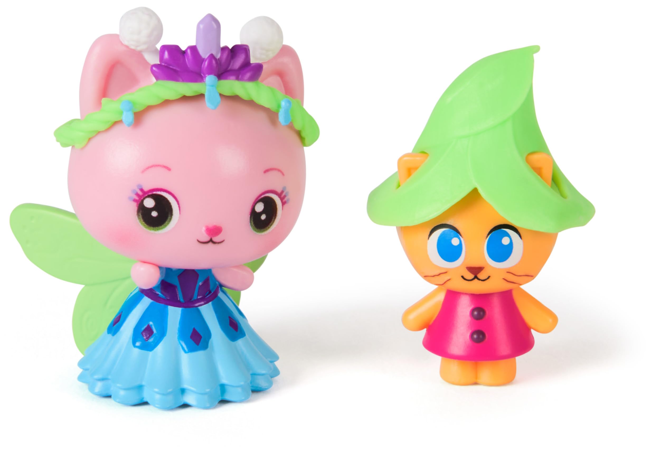 Gabby's Dollhouse Queen Kitty Fairy and Kitty Gnome Toy Figure Set