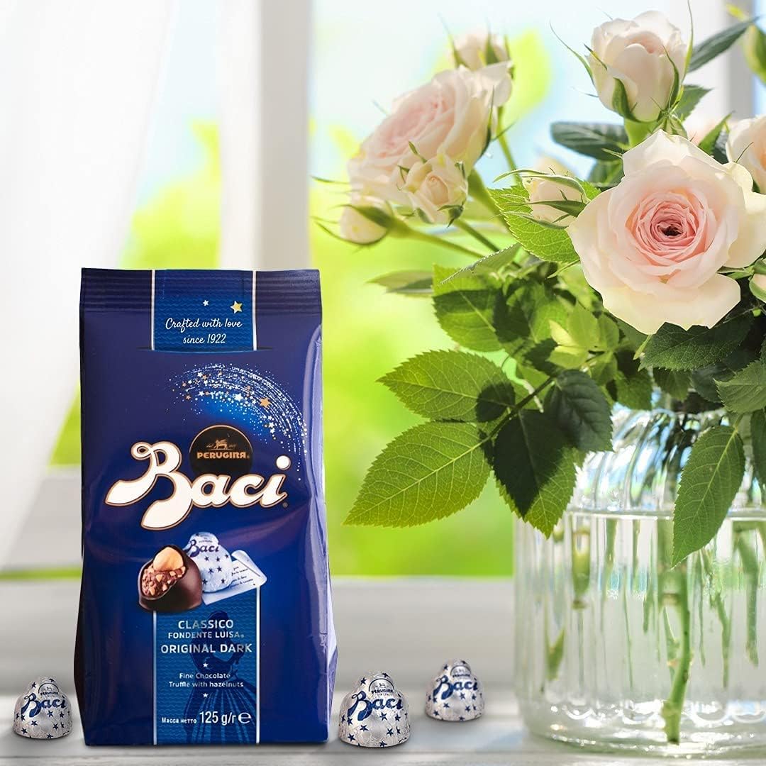 Baci - Original Dark Chocolate Praline Truffles with Hazelnut, 125g 4