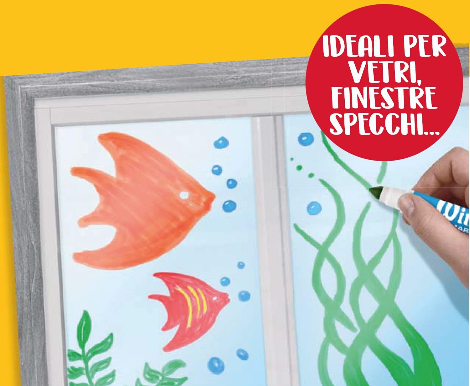 Crayola 58-8165 Window Markers - 8 Count Washable Window Art Set 4