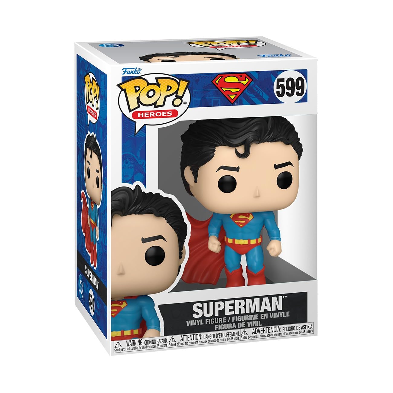 Funko Pop! Heroes: Superman - DC New Classics Vinyl Figure | Approx. 3.75 Inches Tall
