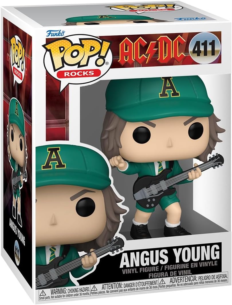 Funko Pop! Rocks: AC/DC - Angus Young (Green) Vinyl Figure