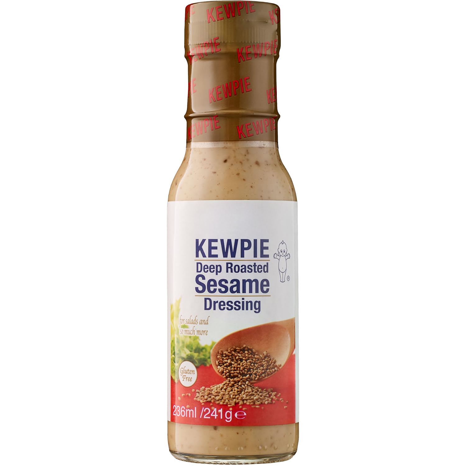 Kewpie Deep Roasted Sesame Dressing 236ml - Creamy Japanese-Style Sesame Vinaigrette