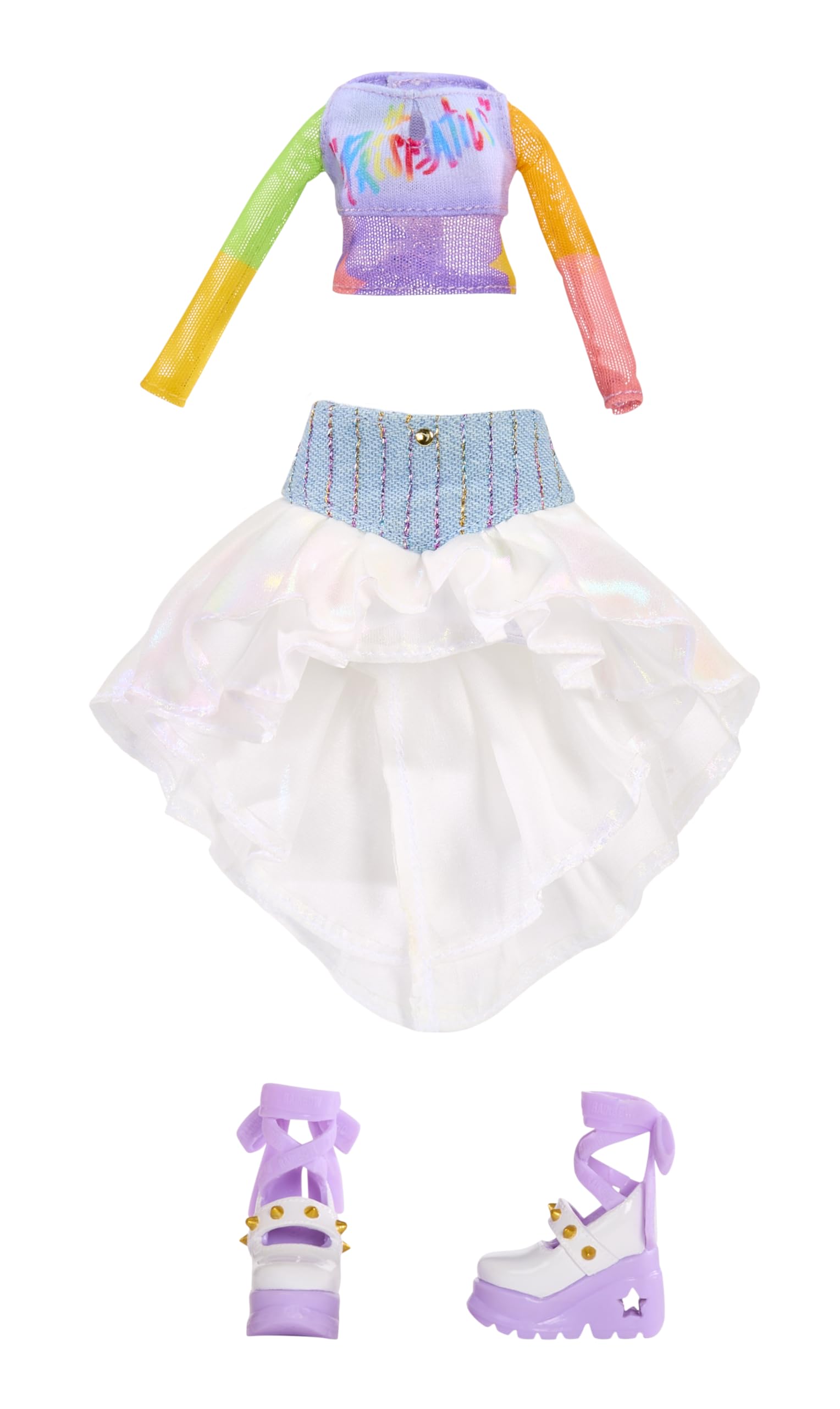 Rainbow High Junior High Rock Band - Amaya 23cm Fashion Doll with Keyboard & Stickers, Posable for Kids Ages 4+