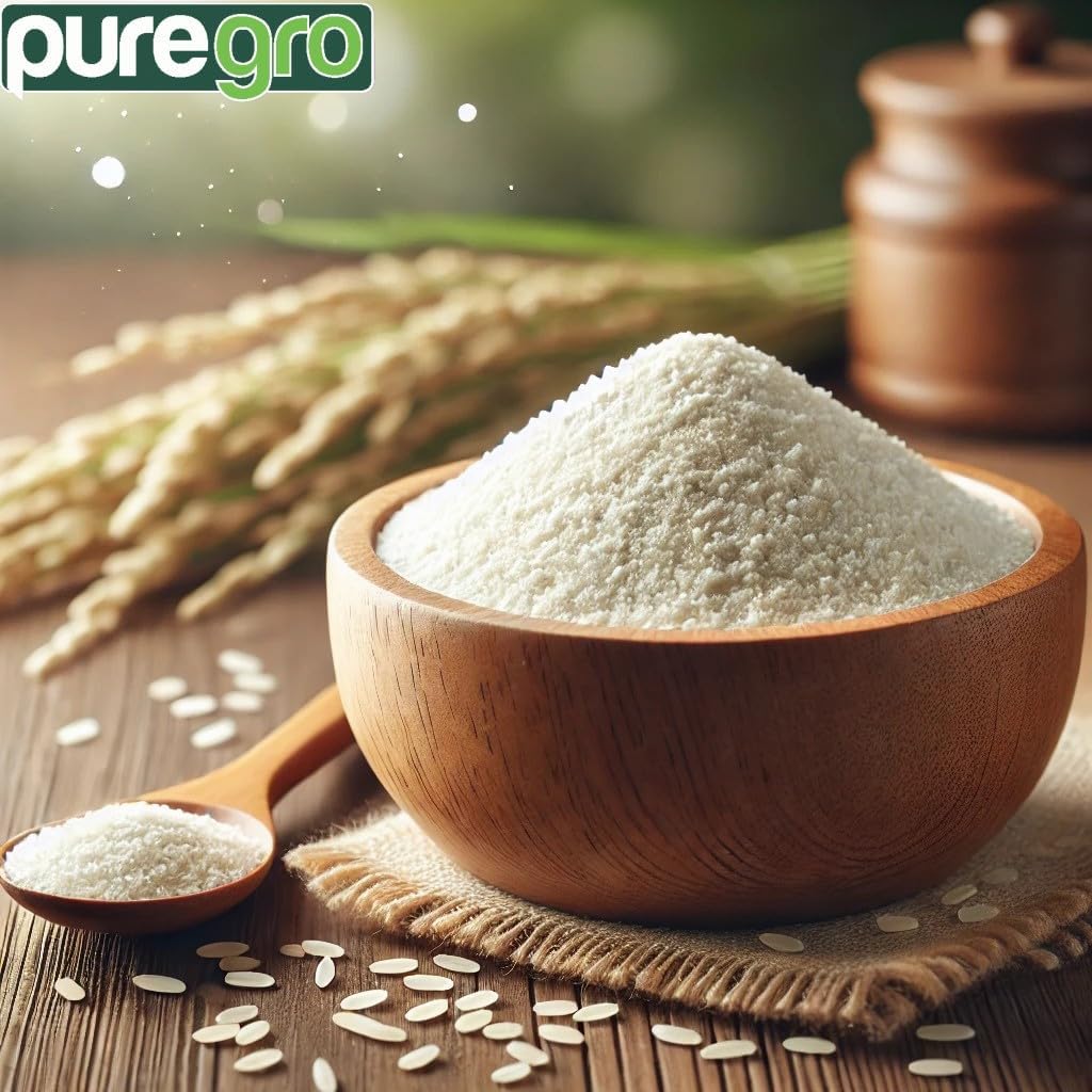 Puregro - Rice Flour 500g | 100% Pure, Finely Milled | Baking & Cooking Essential 5