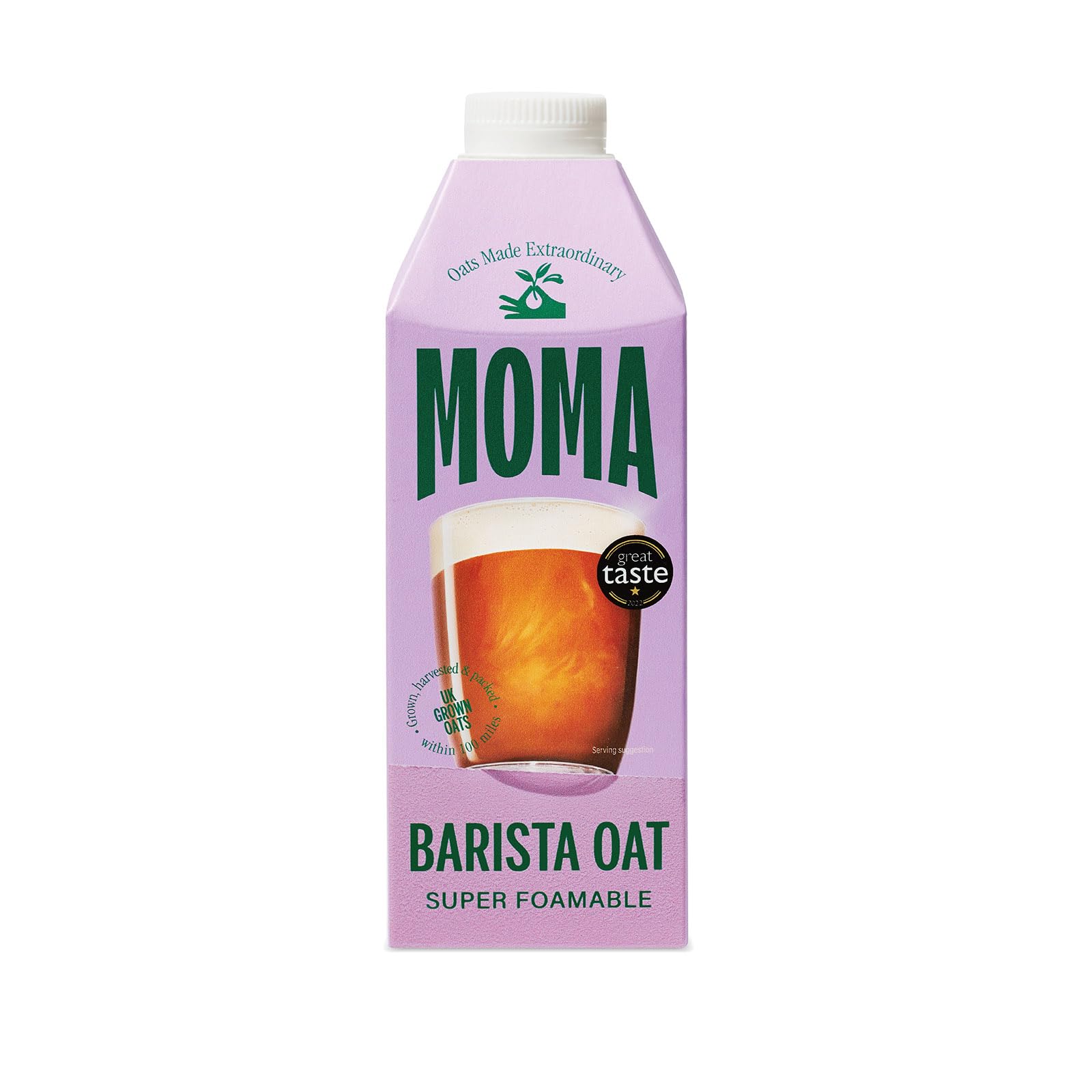 MOMA Barista Oat Drink - 750ml - Plant-Based, Vegan, No Added Sugar