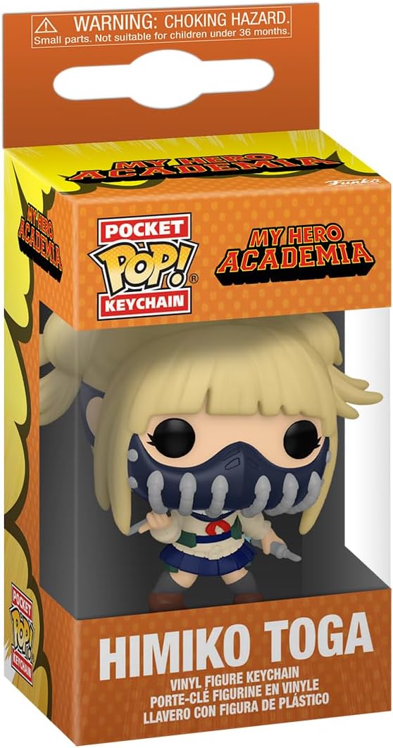 Funko Pop! Keychain: My Hero Academia - Himiko Toga with Face Cover Vinyl Figure 3