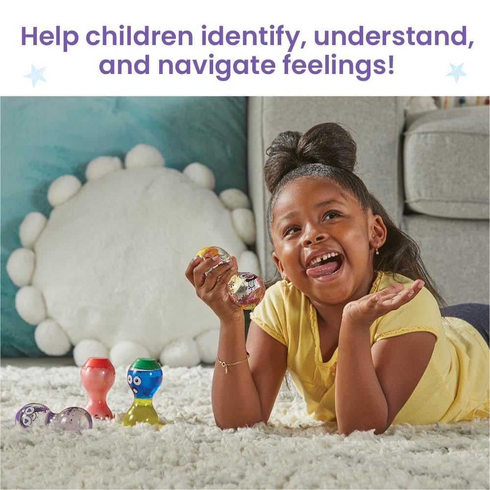 Learning Resources Express Your Feelings Sensory Bottles - Embarrassed, Silly, Surprised, Loved 3