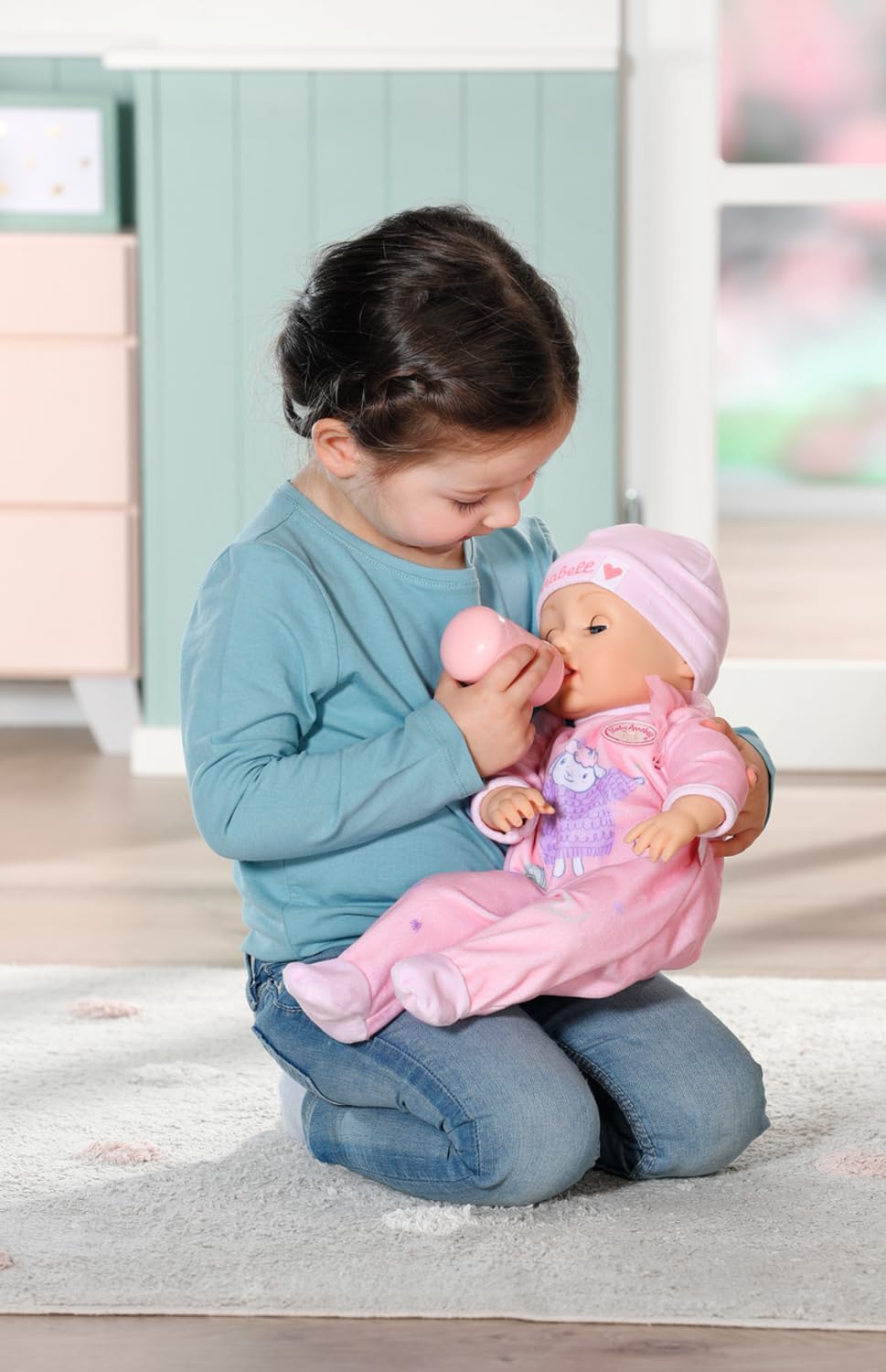 Baby Annabell Universal Milk Bottle 706794 - Sealed Cloud Design for 43cm Dolls 5