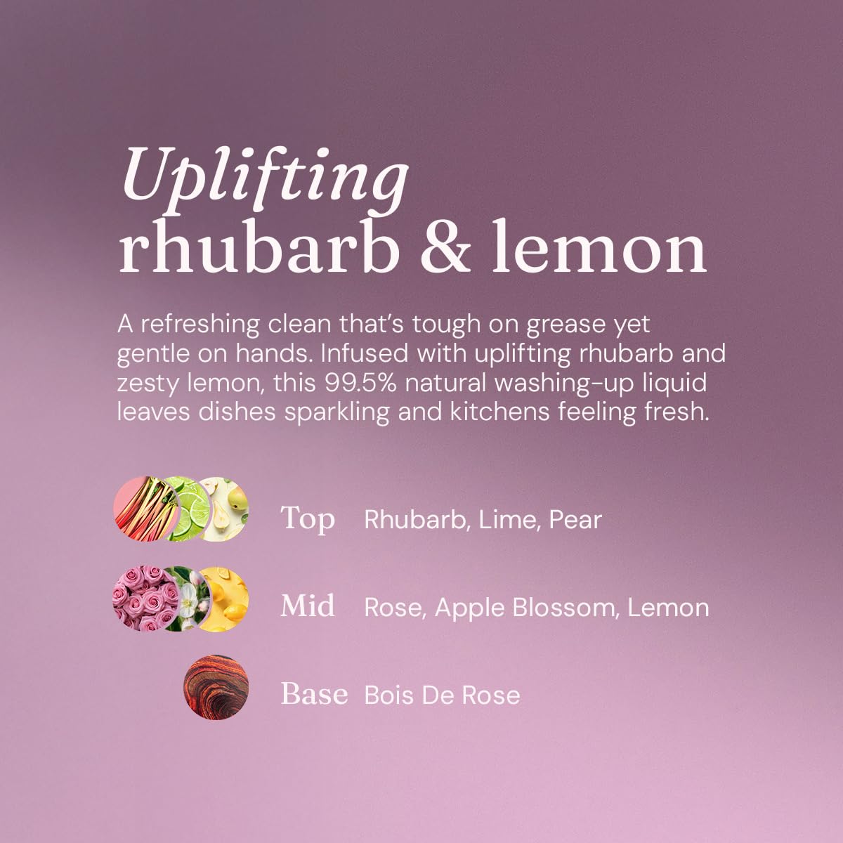 Miniml Eco Washing Up Liquid Refill - 1L Wild Rhubarb & Lemon | Plant-Powered, Skin Sensitive 6