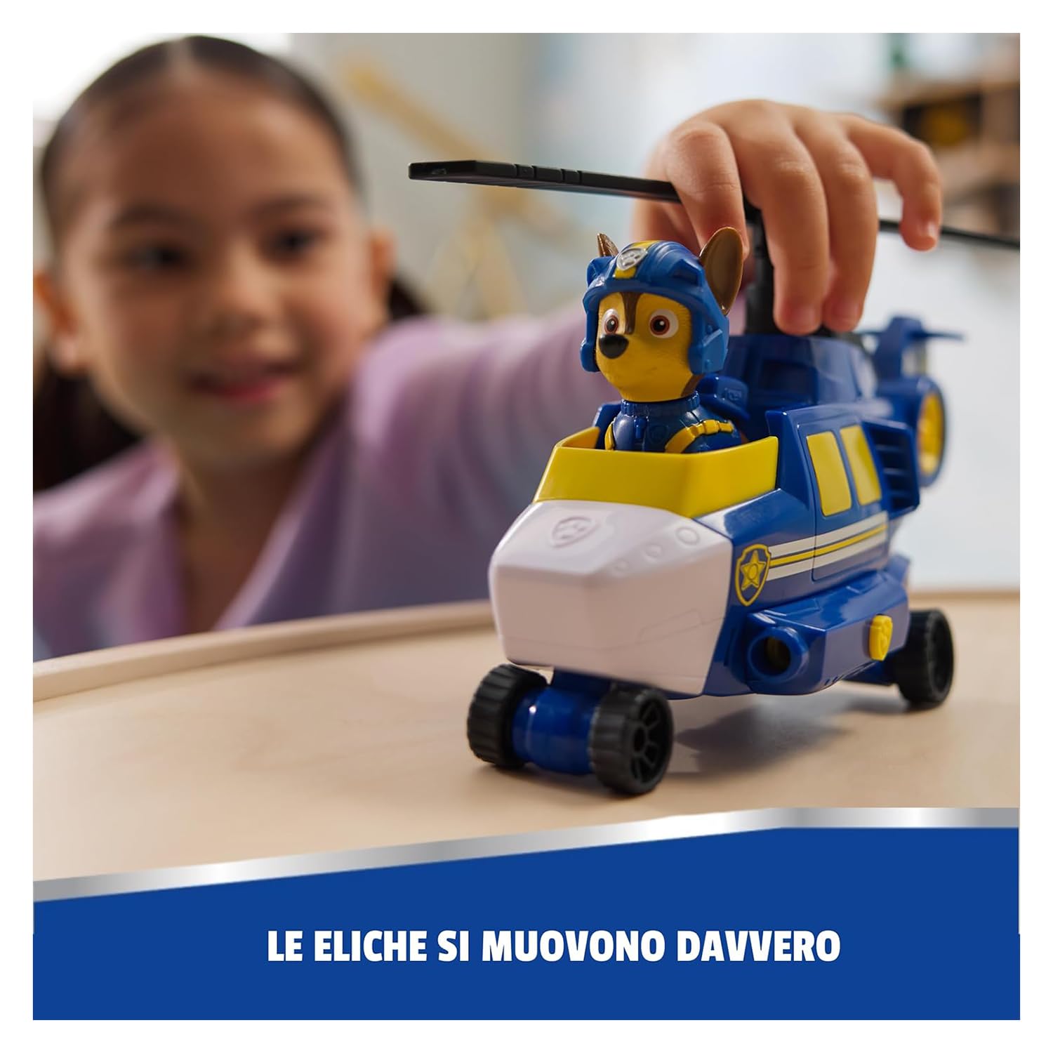 Paw Patrol Air Rescue Chase Action Figure & Hero Helicopter Toy | Ages 3-9 | Includes 2 Projectiles 3