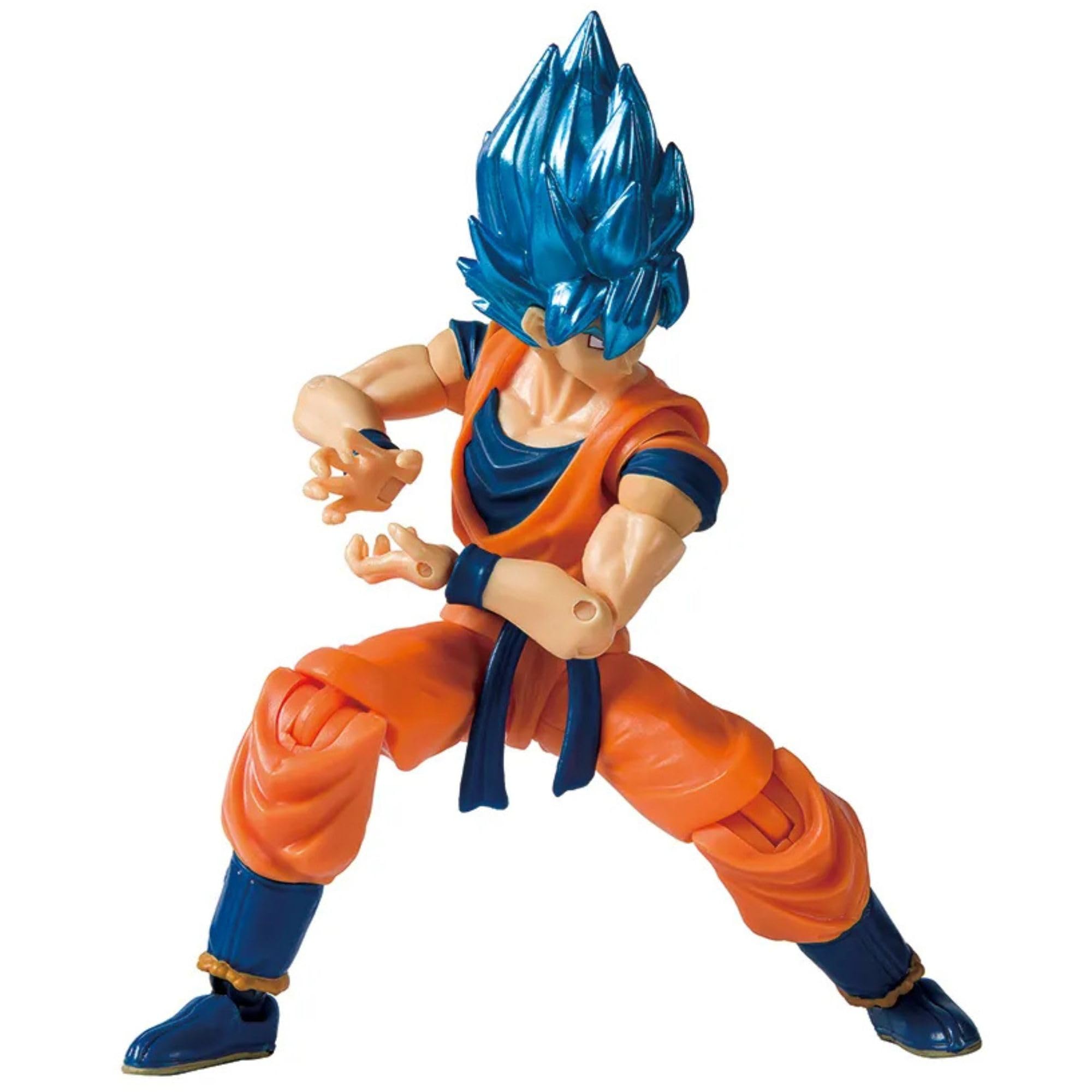 Bandai Dragon Ball Evolve Blue Goku Action Figure - 12.5cm Super Saiyan Blue Goku Toy 3