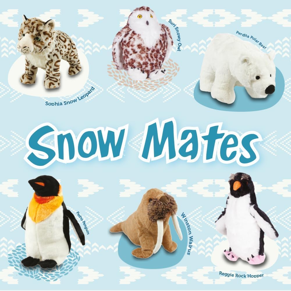 Animal Instincts Snow Mates Pedro Penguin Large Plush Dog Toy | Machine Washable | Squeaky 9