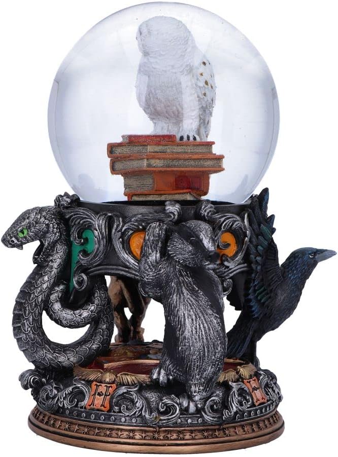 Nemesis Now Officially Licensed Harry Potter Hedwig Snow Globe, Multi Coloured, 3