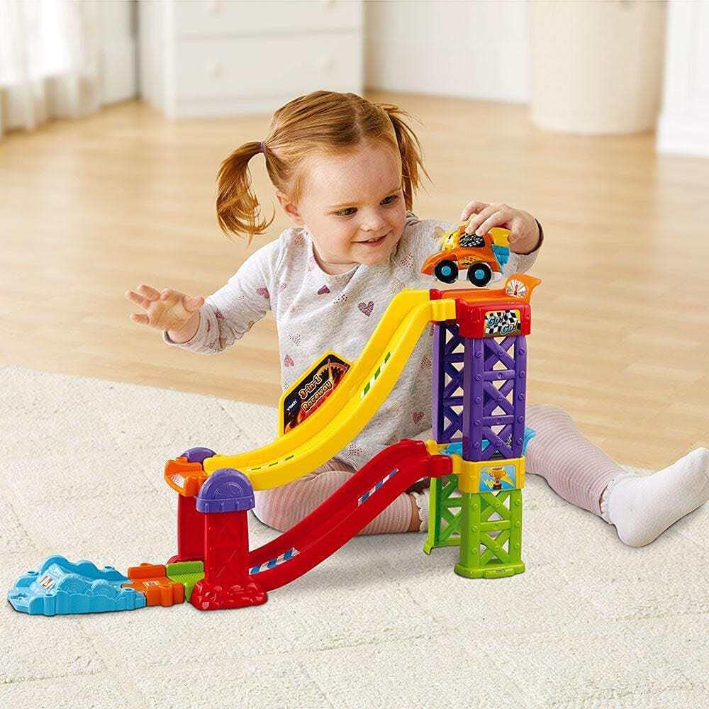 VTech Toot-Toot Drivers 3-in-1 Raceway - Stunt Track with SmartPoint Technology for Toddlers 1-5 Years 3