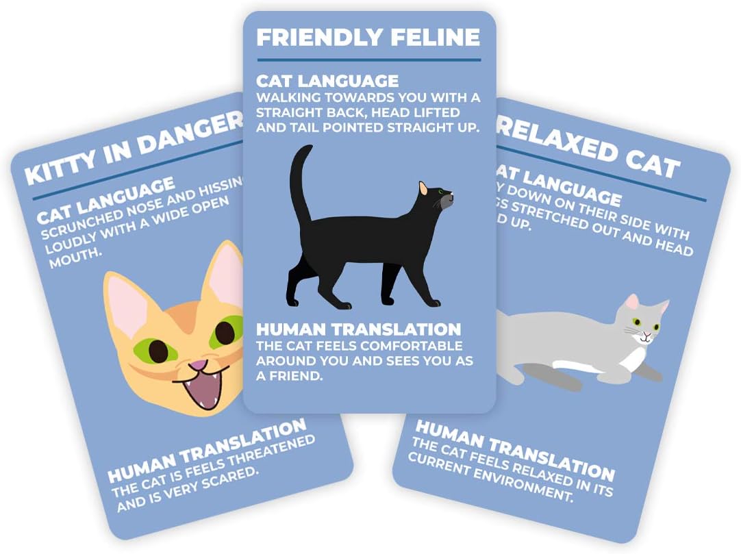 Gift Republic How to Speak Cat Trading Cards - GR490104 Card Deck 3