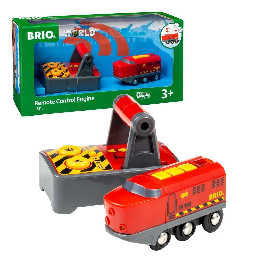 BRIO RC Train Engine - Remote Control with Lights & Sounds for Wooden Railway Sets 7