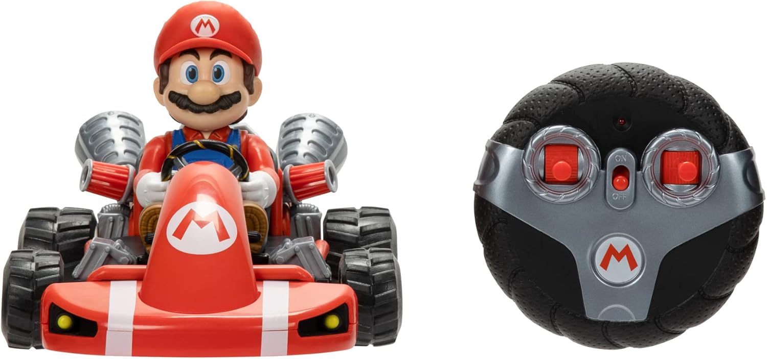 Super Mario Bros. Movie R/C Car - 2.4GHz Remote Control Vehicle with Moving Head & Hands