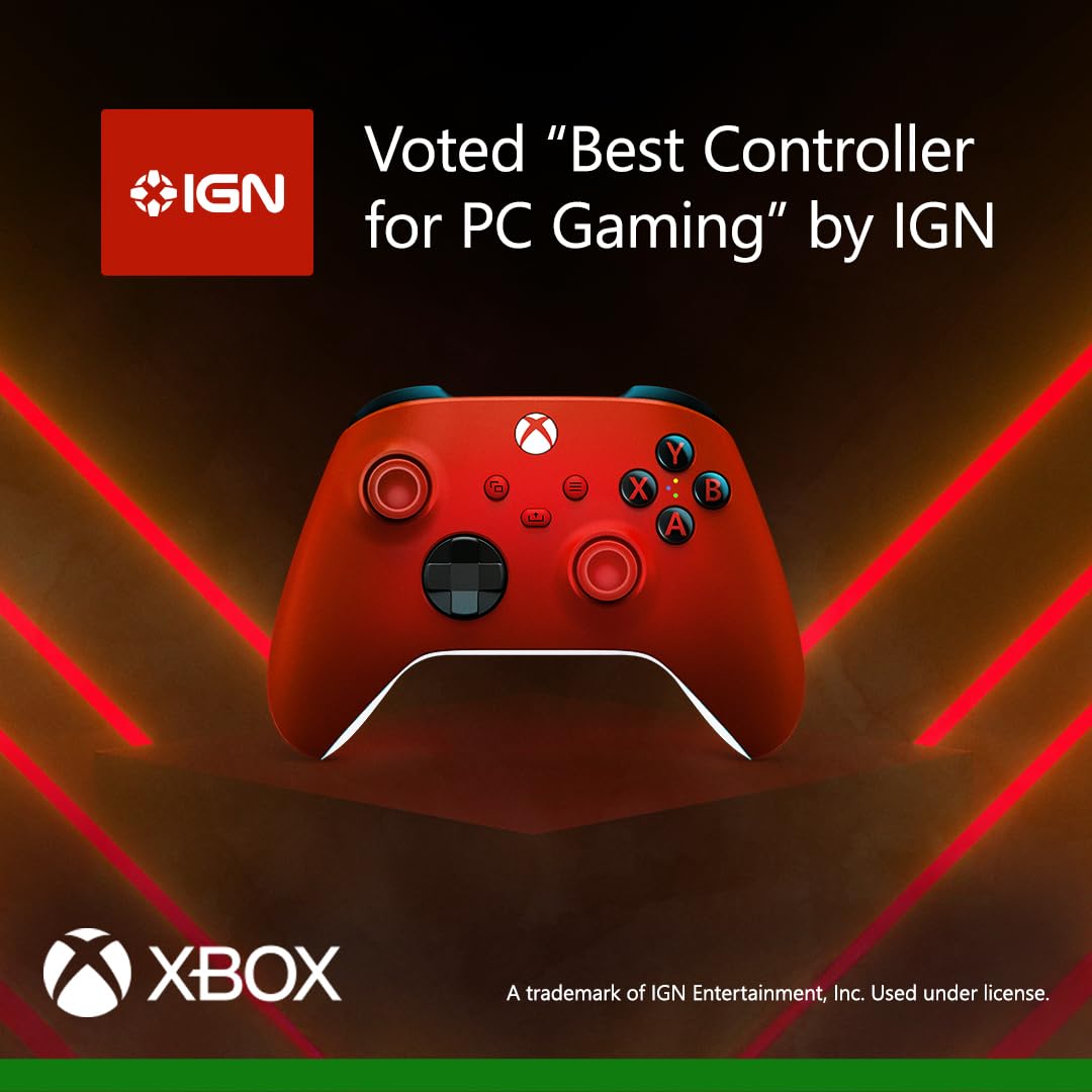 Xbox Wireless Controller – Pulse Red for Xbox Series X|S, Xbox One, Windows 3