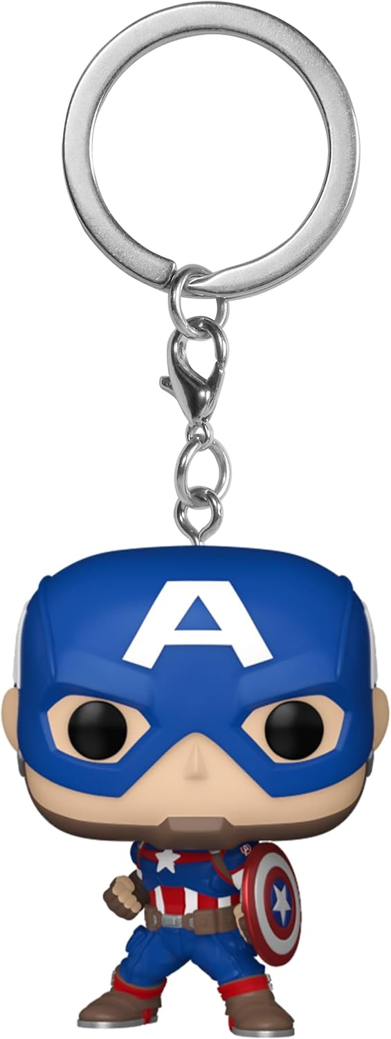 Funko Pop! Keychain: Marvel Comics - Captain America Vinyl Figure
