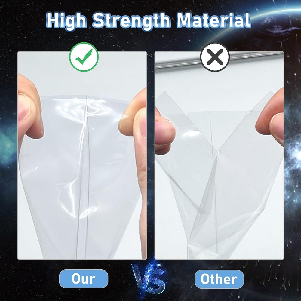 MOXYOY Trading Card Sleeves - 100 Pack Transparent Penny Sleeves for Pokemon, Yu-Gi-Oh!, MTG | 67 x 92 mm 6