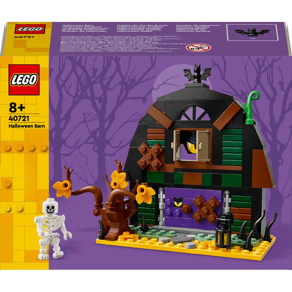 LEGO Halloween Barn - Play & Display Toy with a Skeleton Minifigure and Spo 5