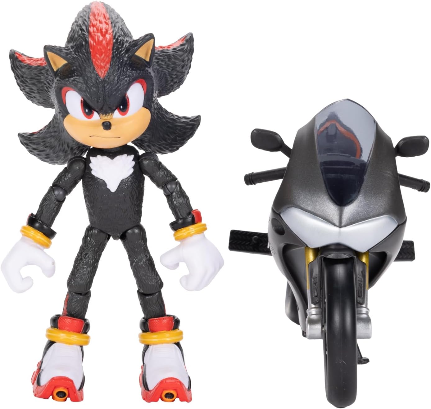 Jamakie Sonic 3 Movie 5" Action Figure with Motorcycle Vehicle 4