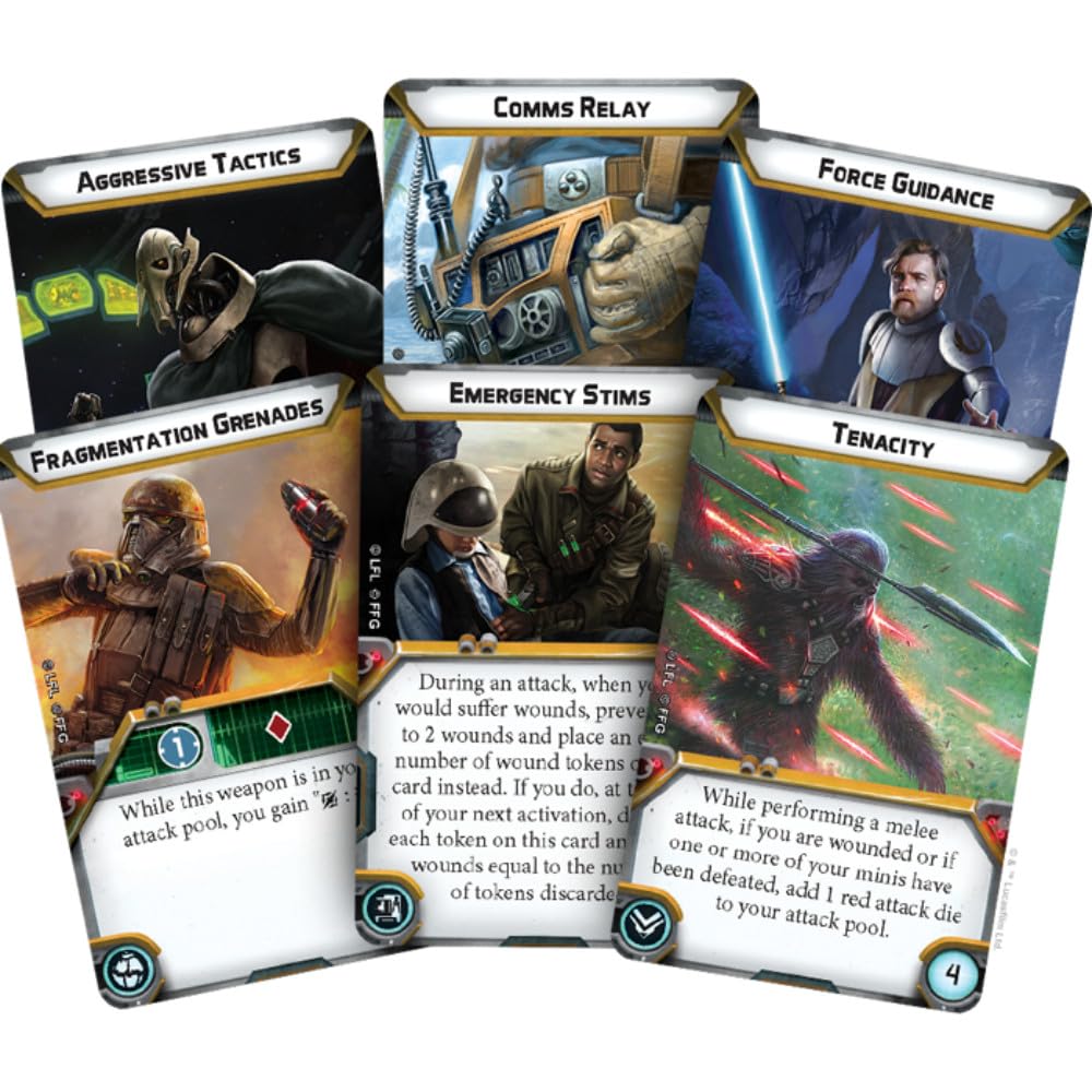 Atomic Mass Games Star Wars: Legion Upgrade Card Pack – Miniatures Game Expansion 3