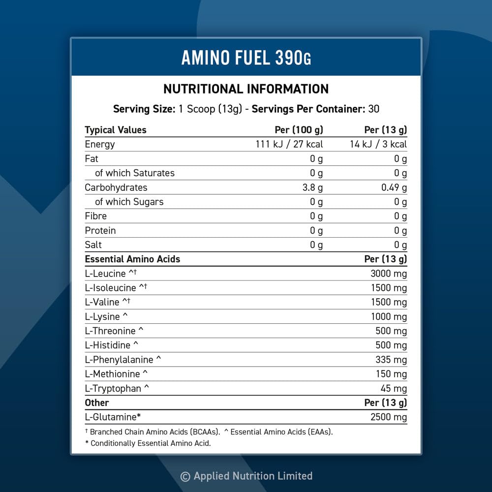 Applied Nutrition Amino Fuel - 11g Amino Acids, Zero Sugar | 30 Servings | Powder 2