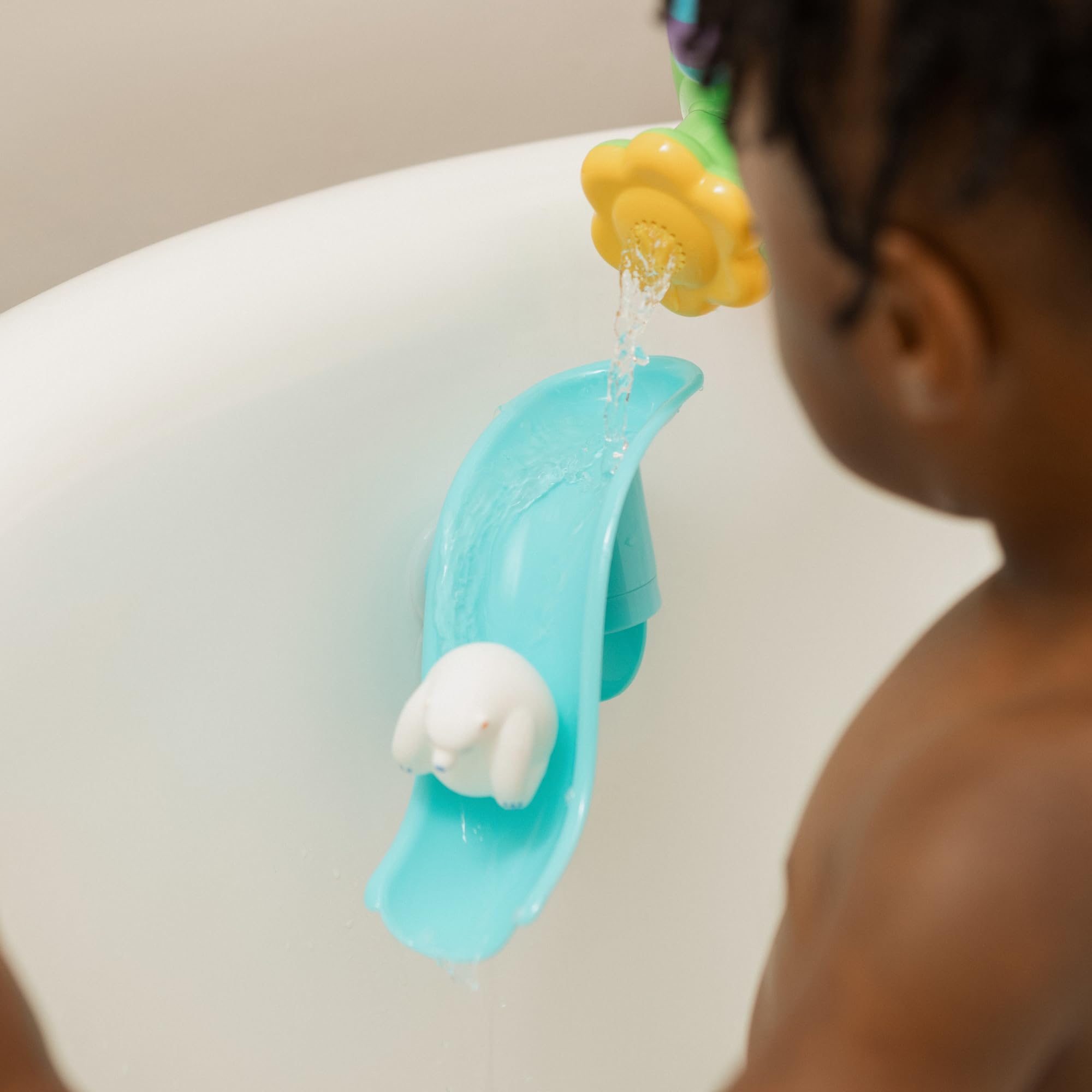 Nuby Splash 'N Slide Penguin Slide Baby Bath Toy - 18 Months+ 3