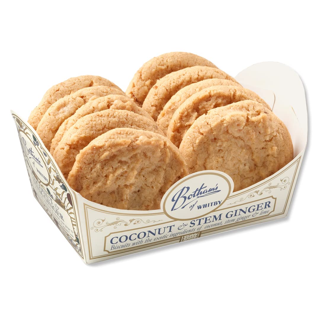Botham's Coconut and Stem Ginger Biscuits with Lime, 200g