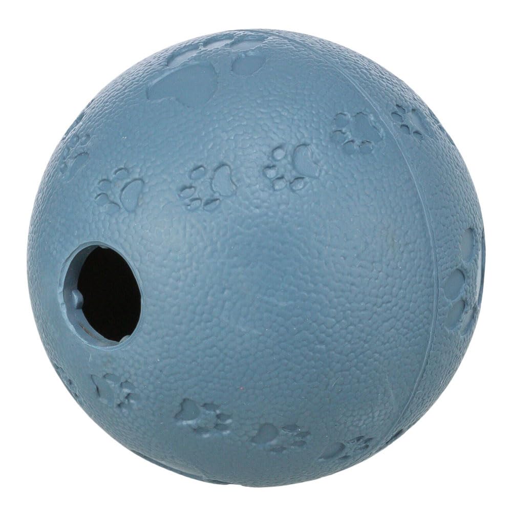 TRIXIE Dog Activity Snack Ball - Natural Rubber Treat Dispenser | 7 cm Diameter | Medium Dog Size