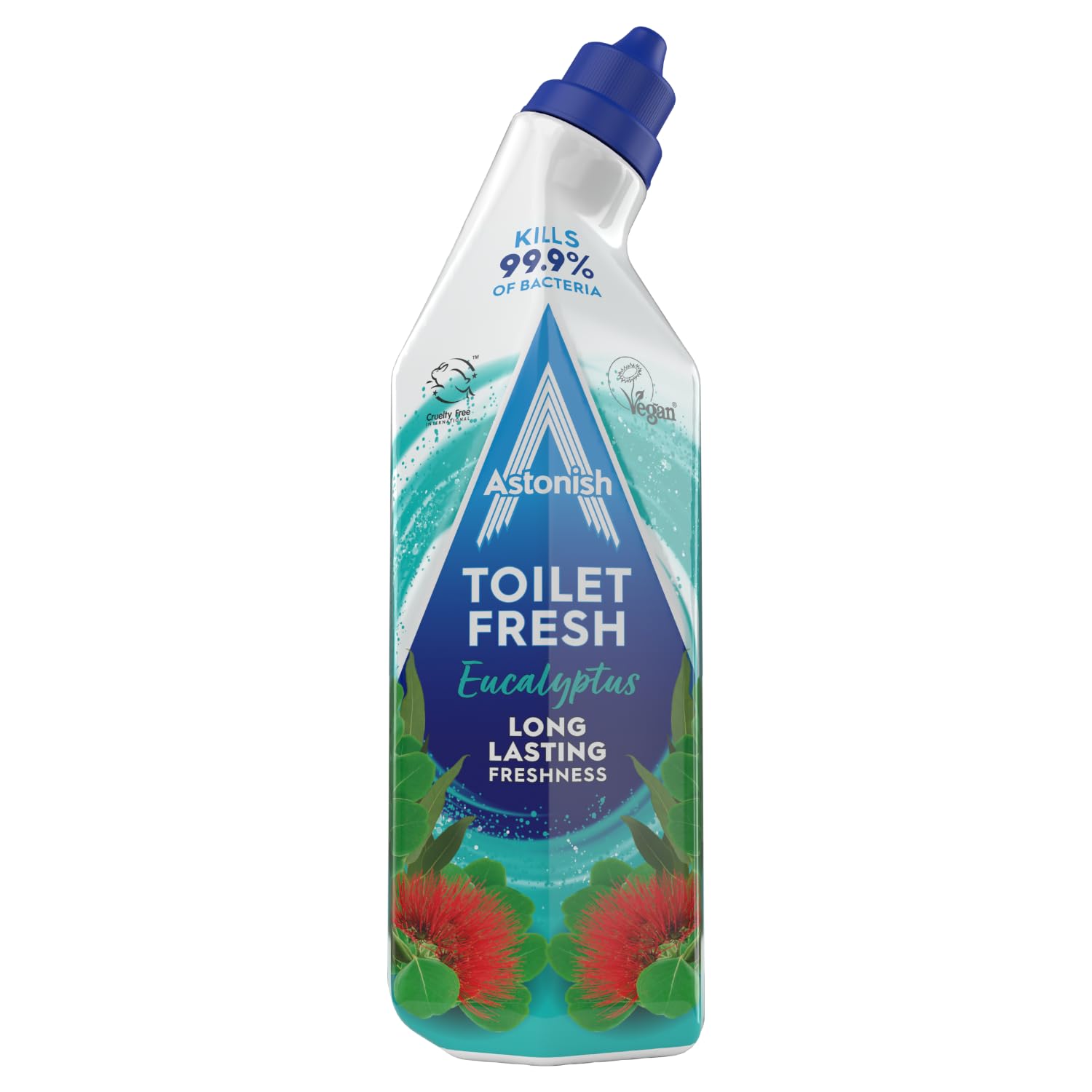 Astonish Eucalyptus Toilet Fresh Gel - Kills 99.9% Bacteria, Prevents Limescale | 750 ml