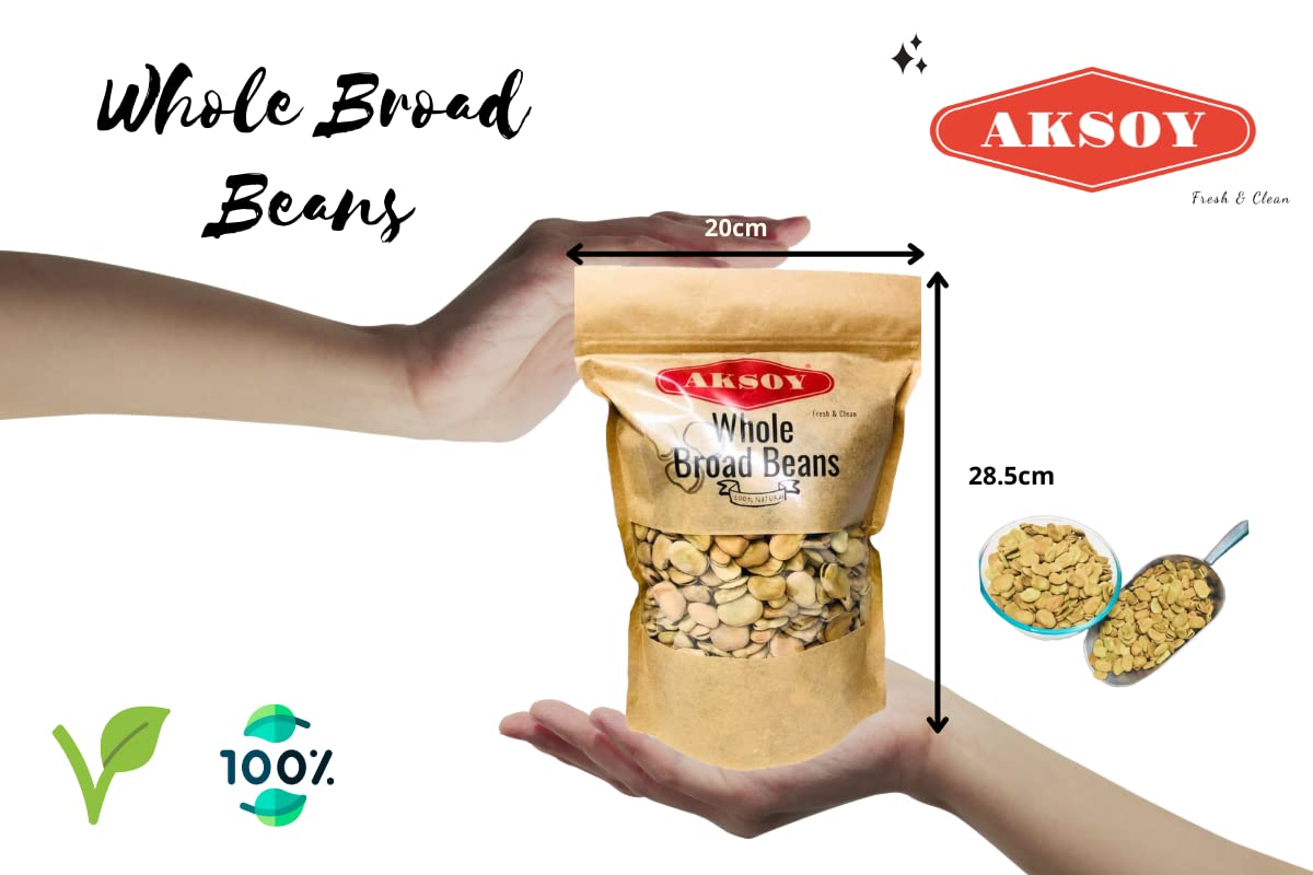 AKSOY Whole Broad Beans 1.25KG – Dried Legumes for Soups, Stews, Salads & Curries 7