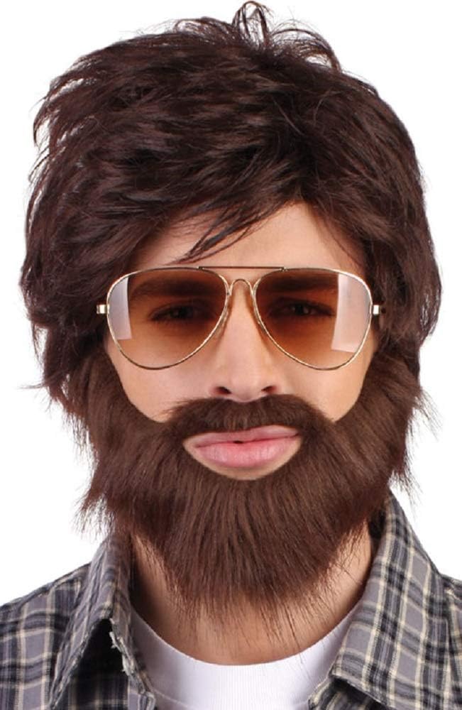 Fancy Me Hangover Wig and Beard Kit for Men