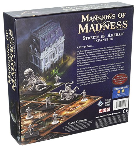 Mansions of Madness 2. Auflage: Erweiterung „Streets of Arkham“.