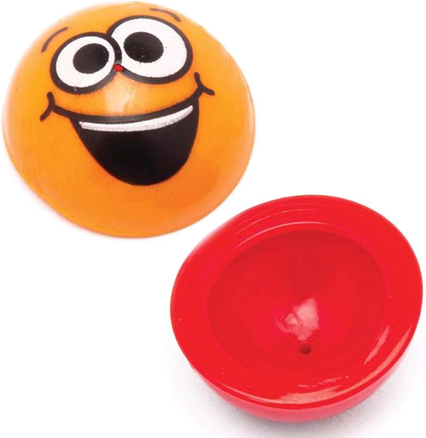 Baker Ross Funky Faces Jumping Poppers - 12-Pack Pop-Up Toys for Kids 4