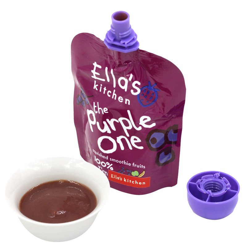 Ella's Kitchen Organic Fruit Smoothie The Purple One - Blackcurrant & Blueberry, 90g 3