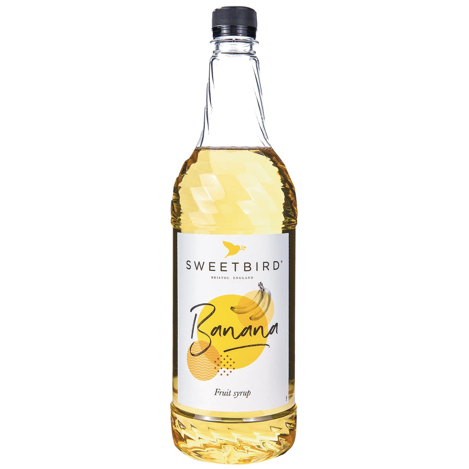 Sweetbird Banana Syrup - Tropical Flavour | 1 Litre Bottle | Vegan Friendly 1