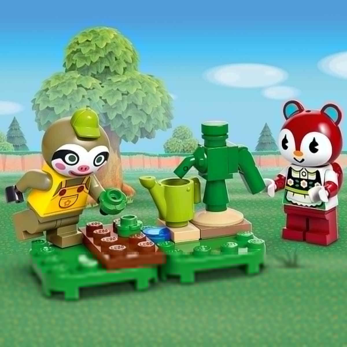 LEGO Animal Crossing Leif’s Caravan & Garden Shop - Building Set for 7+ 9