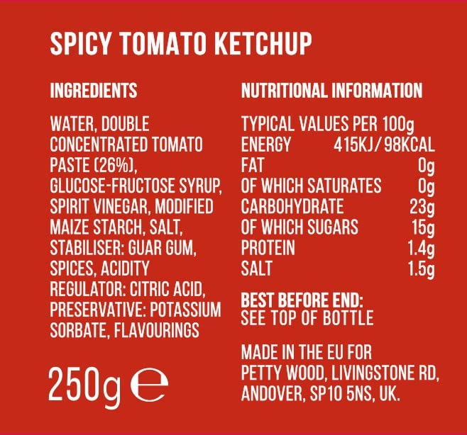 Dino's Famous Brooklyn Burner Spicy Ketchup - Bold & Fiery Smoky Ketchup for Hot Dogs, Fries & BBQ - 250g Bottle 6