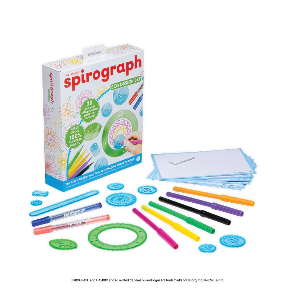 Spirograph - Eco Design Set 30-Piece | Made from 100% Recycled Plastics 3