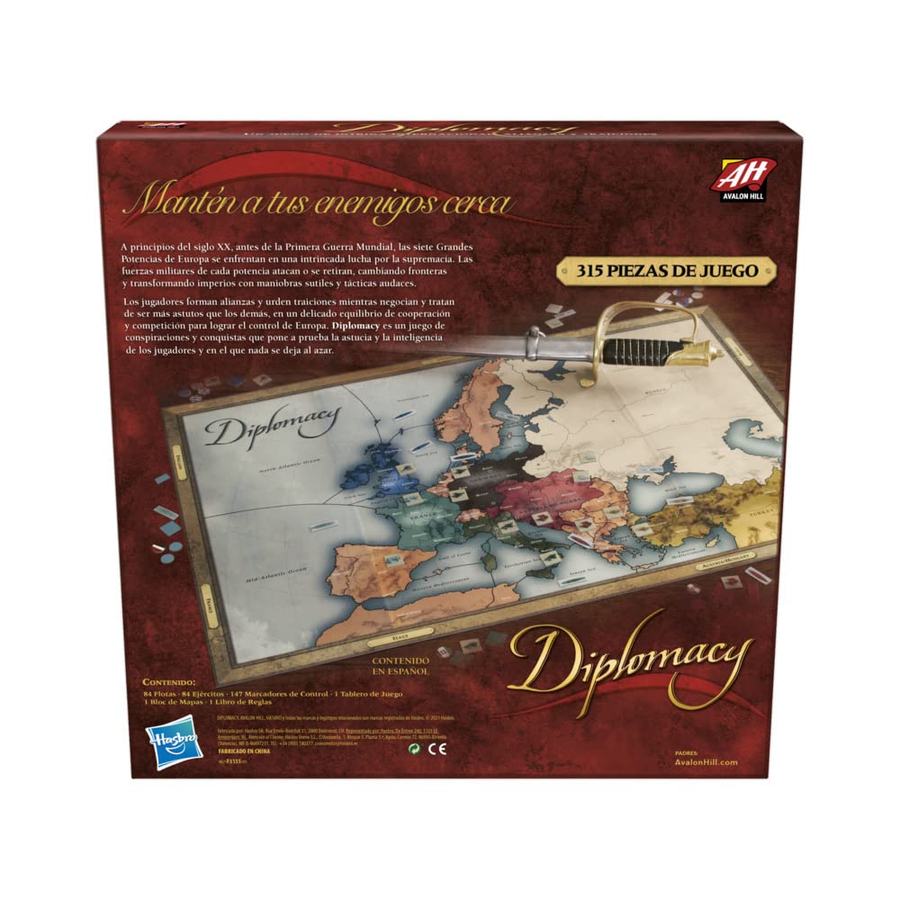 Avalon Hill Diplomacy Board Game, Multicoloured 7