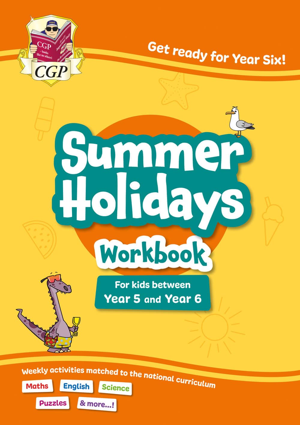 CGP Summer Holidays Activity Workbook - Year 5 to Year 6 Transition | Paperback | 64 Pages