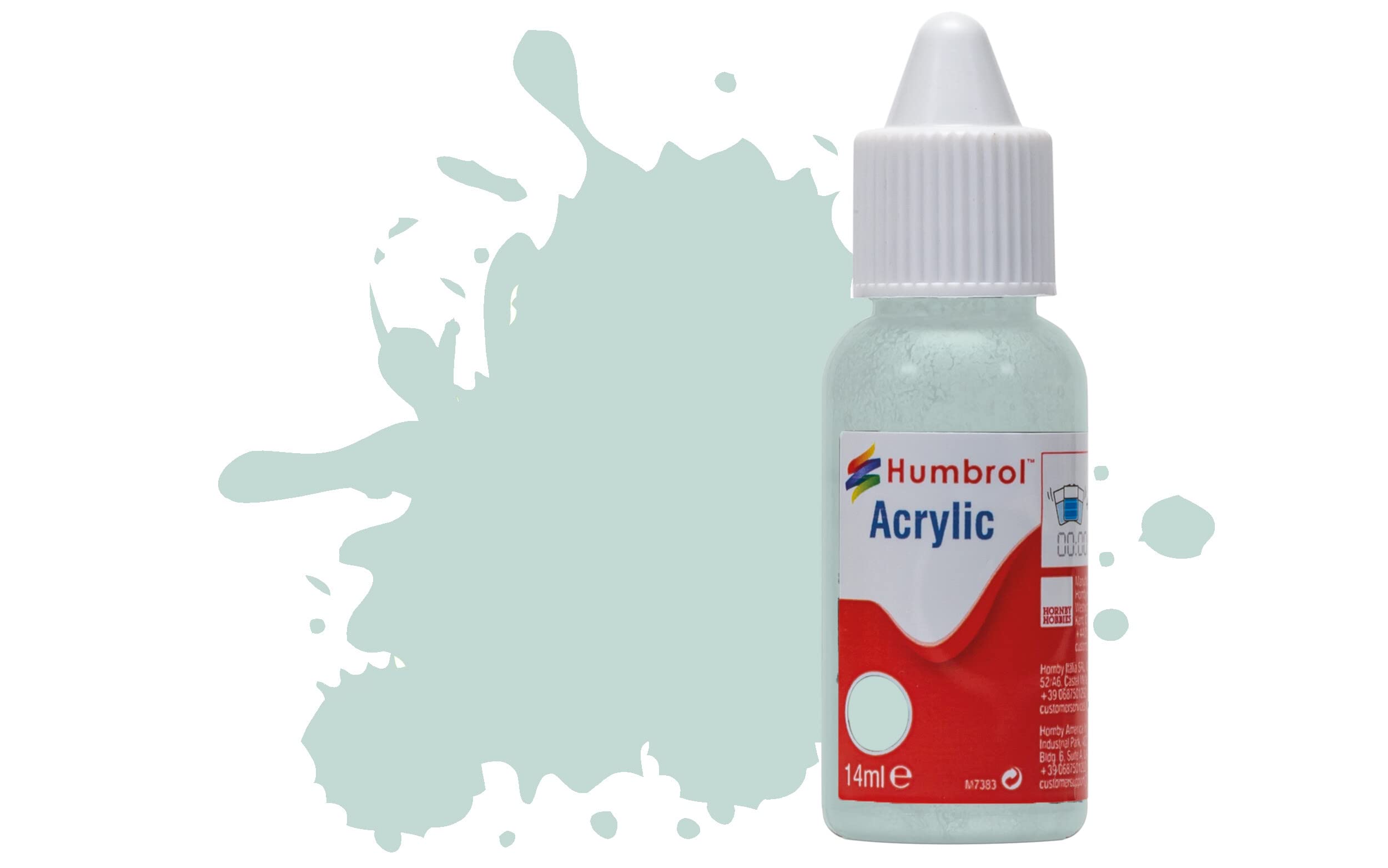 Humbrol Acrylic Paint No.65 Aircraft Blue Matt - 14ml Dropper Bottle | Fast-Drying