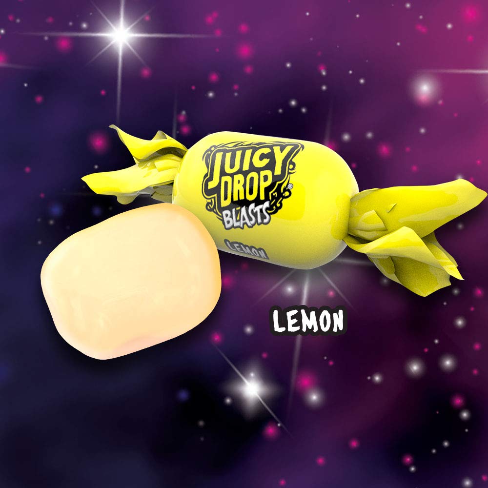 Juicy Drop Blasts Sweets 1kg - 6 Assorted Flavours (Watermelon, Strawberry, Lemon, Raspberry, Apple, Cola) 5