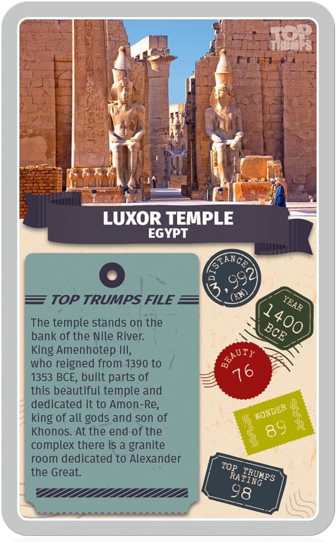 Top Trumps Monuments of the World Card Game 5