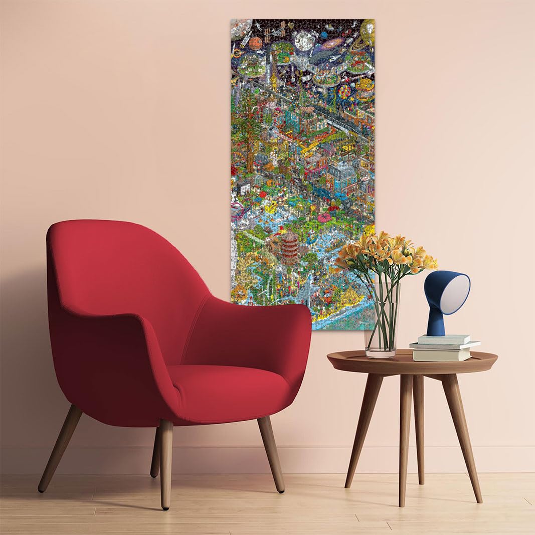 Ravensburger Guinness World Records 2000 Piece Jigsaw Puzzle - Panoramic Puzzle for Adults & Kids 12+ 9