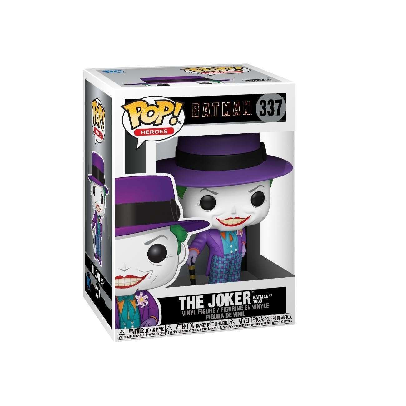 Funko Pop! Heroes: Batman 1989 - Joker with Hat Vinyl Figure (47709) Chase Variant 5