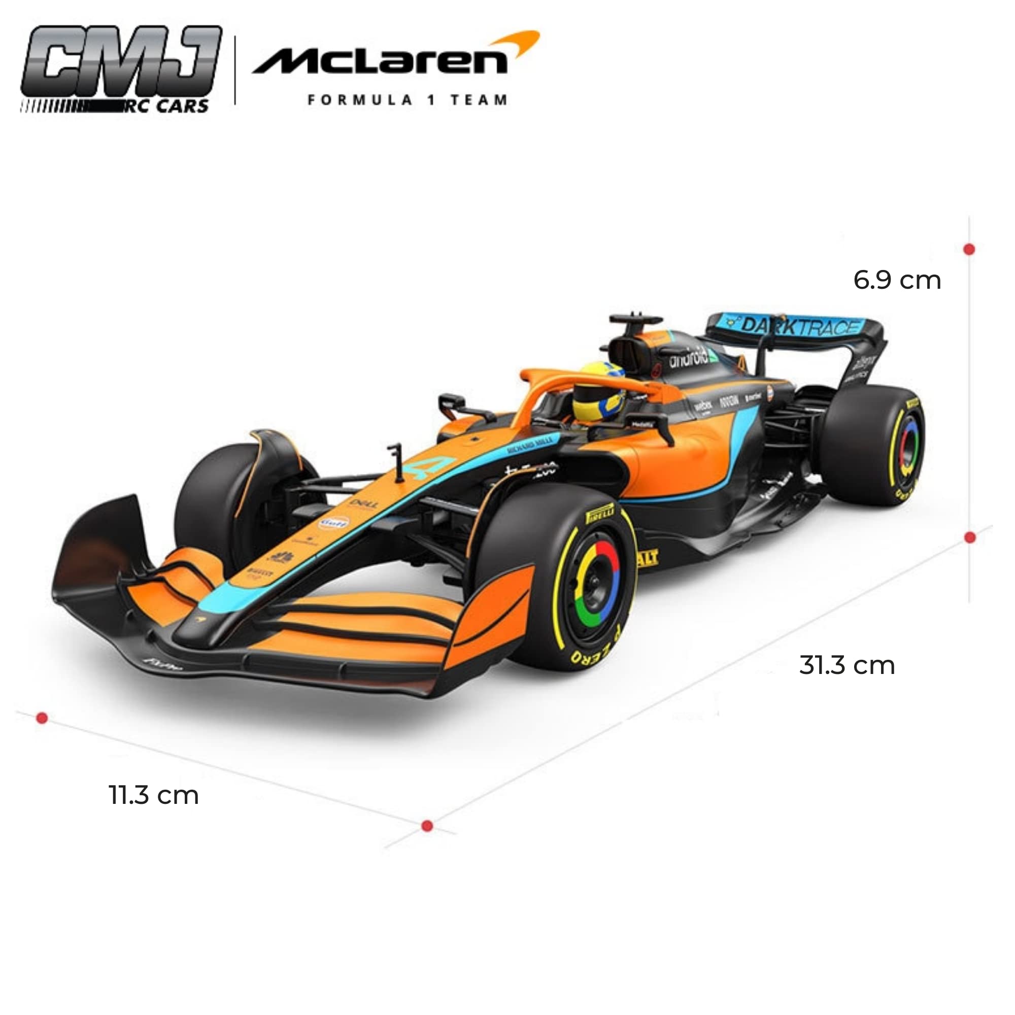 McLaren F1 MCL36 RC Car (1:18 Scale) - 2.4GHz Remote Controlled Racing Vehicle 5